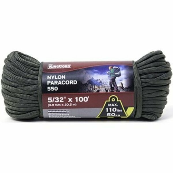 Mibro Group 448591BG PARACORD NYLON 550 5/32 IN X 100FT OLGR 448591